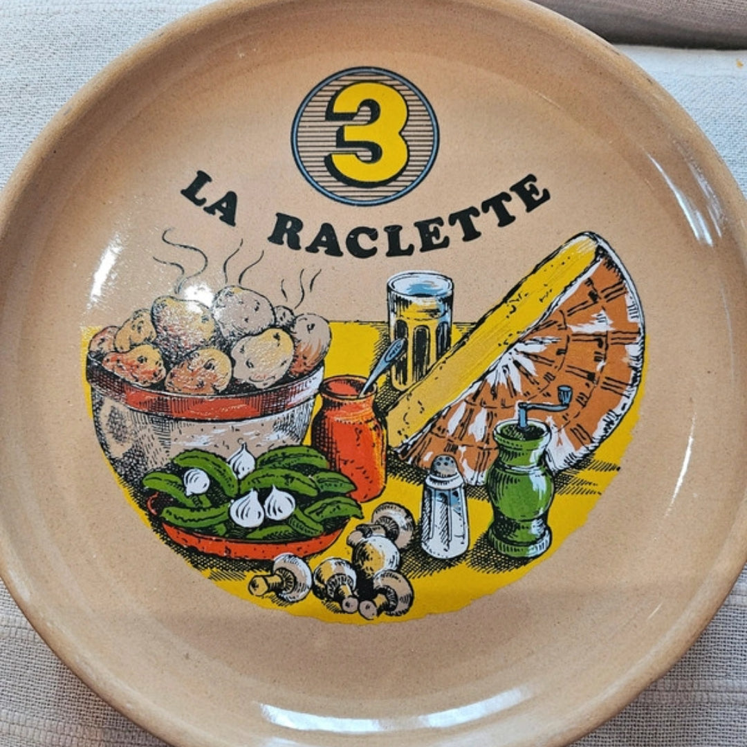 ensemble raclette en grés