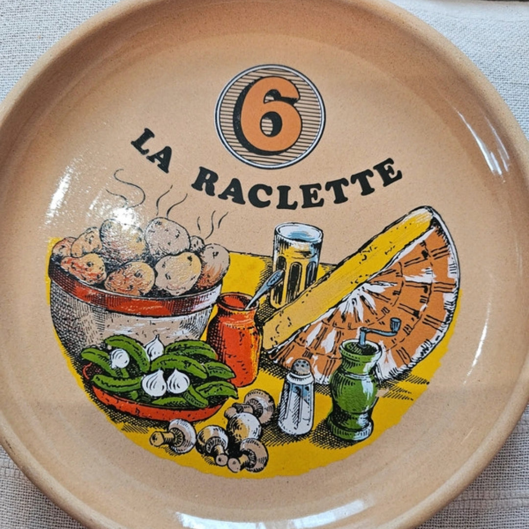 ensemble raclette en grés