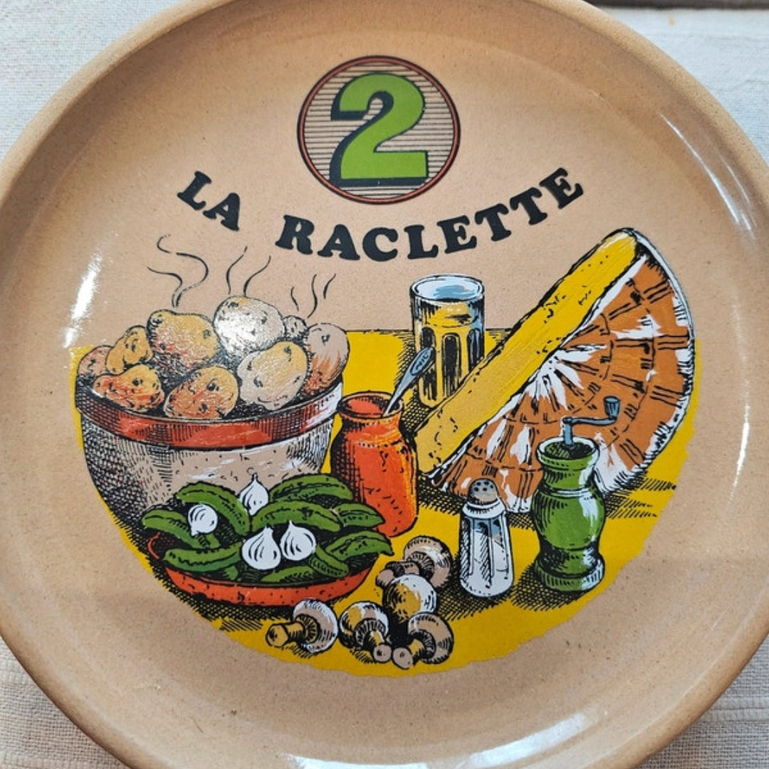 ensemble raclette en grés