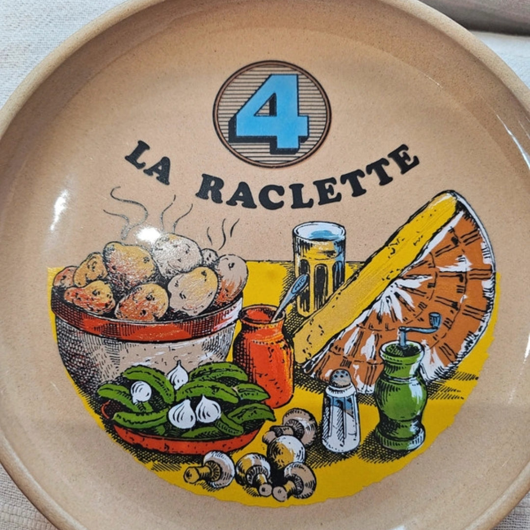 ensemble raclette en grés
