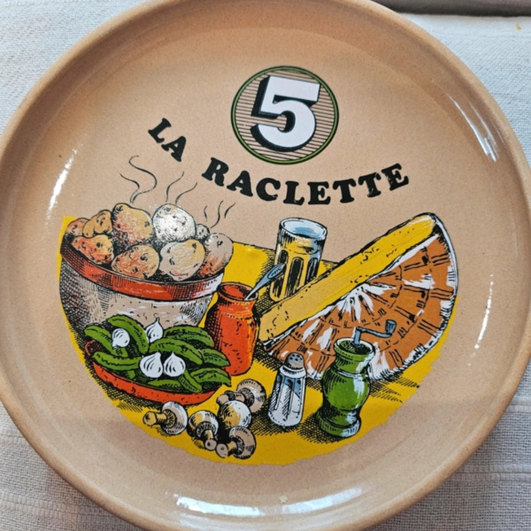 ensemble raclette en grés
